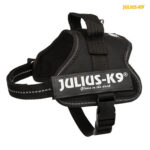 Julius-K9 silový postroj Mini-Mini/XS 40-53 cm/22 mm  – černá