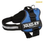 Julius-K9 silový postroj 1/L 66-85 cm/50 mm – modrý