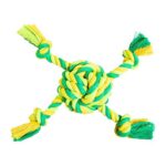 Míč se 4 rameny HipHop bavlněný 29 cm / 255 g limetková, zelená