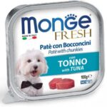 MONGE FRESH – paštika a kousky s tuňákem 100 g pro psy