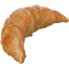 DentaFun Chicken Croissant [50ks], rohlík z buvolí kůže v kuřecím mase 11 cm/80 g