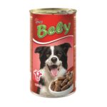 Bely konzerva kousky v omáčce s hovězím pro psy 1250 g