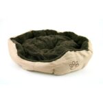 Akinu pelech nylon&fleece kulatý béžový L 70x65cm