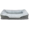 Vital Bed LINO, ortopedický obdélníkový pelech, šedá/světlešedá
