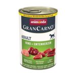 GRANCARNO Adult – hovězí, kachní srdce  400g