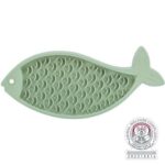 Lick’n’Snack RYBA – podložka k pomalému krmení, 28 cm, šalvějová