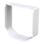Tunelový prvek pro dvířka SuperFlap 38530, rozšiřuje hloubku instalace až o 50 mm – bílá