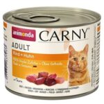 ANIMONDA konzerva CARNY Adult – hovězí, kuřecí 200g