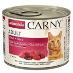 ANIMONDA konzerva CARNY Adult – hovězí, srdce 200g