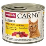 ANIMONDA konzerva CARNY Senior – hovězí, kuře, sýr 200g