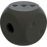 Snack cube – kostka na pamlsky, přírodní guma, 5 cm