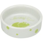 Keramická miska s puntíky, pro křečky, 90 ml/ ø 8 cm