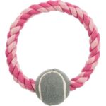 Bavlněný kruh s tenisovým míčem 6 cm / 18 cm – TRIXIE