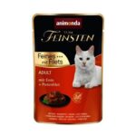 Vom Feinsten Adult FEINES m.Fillets – kachna + krůtí filet, kapsička pro kočky 85 g