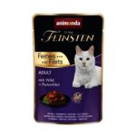 Vom Feinsten Adult FEINES m.Fillets – zvěřina + krůtí filet, kapsička pro kočky 85 g