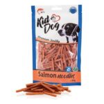 KIDDOG masové nudličky – losos pro malé psy a kočky 80 g