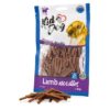 KIDDOG masové nudličky – jehněčí měkké pro malé psy a kočky 80 g