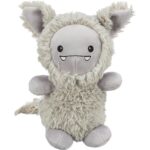 MONSTER II. – plyšová příšerka s vnitřním lanem, se zvukem, 32 cm, šedá