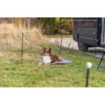 Mobilní oplocení – 10 tyčí / síť 15 m, černá