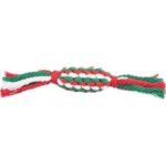 Xmas CANDY – vánoční uzlovaný bombon , 24 cm, bavlněné lano