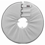 Ochranný měkký límec “disk”, polyester/pěna, šedá