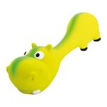 Hrošík ležící – tvar činky, se zvukem, 22 cm, latex, zelená, HipHop