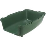 Spodní díl, dno k transport boxu  Capri XS-S,  # 39824, tmavozelená