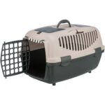 Transportní box CAPRI II, XS-S: 37x34x55cm (max. 8kg), tmavě šedá/tělová
