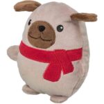 Xmas Dog – pejsek 16 cm, hračka pro psy se zvukem, plyš