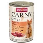 ANIMONDA konzerva CARNY Kitten – telecí + kuřecí + krůta  400g