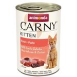 ANIMONDA konzerva CARNY Kitten – hovězí + krůta  400g