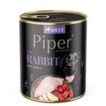 NEW PIPER s králíkem a jablkem, konzerva pro psy 800g