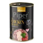 NEW PIPER s kuřecími srdíčky a špenátem, konzerva pro psy 400g