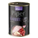 NEW PIPER s králíkem a jablkem, konzerva pro psy 400g