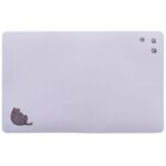Prostírání pro kočky, Fat Cat s tlapkami, 44 x 28 cm, šedá