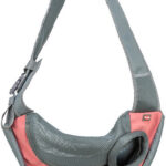 Front Sling Carrier – přední nosítko/taška, 50 x 25 x 18 cm, růžová/šedá (max. 5kg)