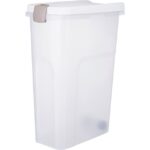 Barel, vzduchotěsný zásobník 40 l/27 × 61 × 45 cm, transparentní/bílá