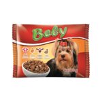 Akinu BELY Kapsičky (hovězí, kuřecí, telecí, játra ve šťávě) pamlsek pro psy 4 x 100 g MIX