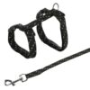 Nylonový postroj reflexní pro kočku, 27-45cm/10 mm, 1,3m