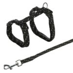 Nylonový postroj reflexní pro kočku, 27-45cm/10 mm, 1,3m