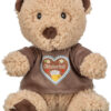 Oktoberfest Teddy, plyšový medvídek bez zvuku, 27 cm, béžová/hnědá – LIMITOVANÁ NABÍDKA